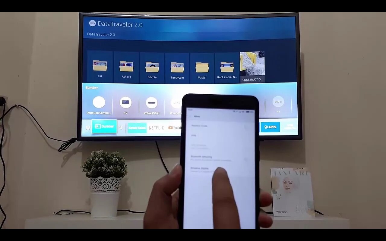 Samsung трансляция с телефона